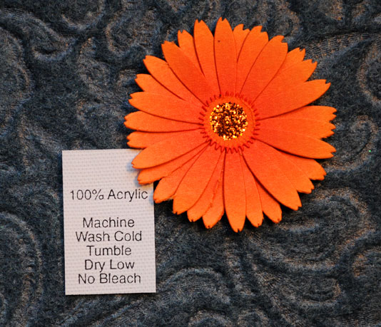 100% Acrylic (with care info) (image for) 100% Acrylic (with care info)