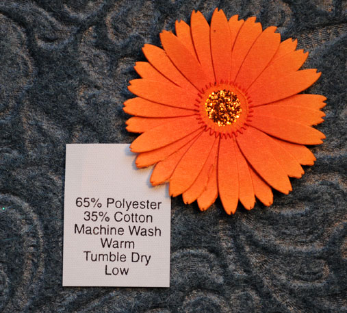 65% Polyester 35% Cotton (with care info) (image for) 65% Polyester 35% Cotton (with care info)